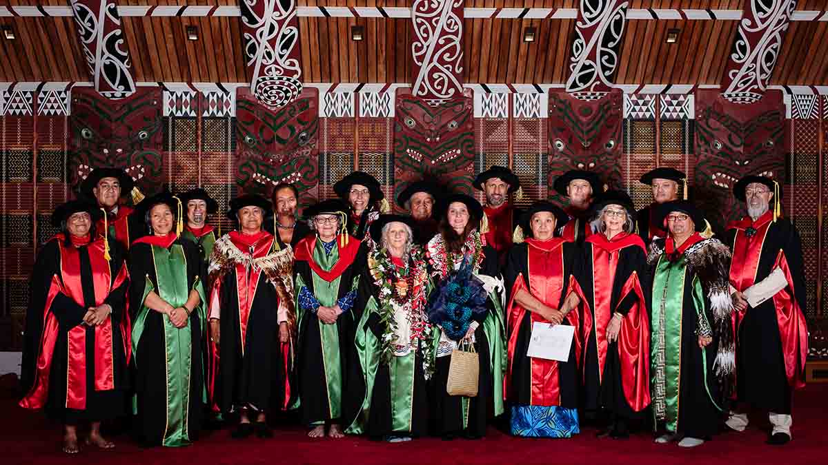 Doctoral graduates of Te Whare Wānanga o Awanuiārangi 2025