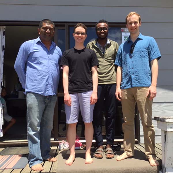 Renown biologist in the field of Genomics Assistant Professor Kevin Esvelt (pictured far right), visit Awanuiārangi environmental students back in 2018