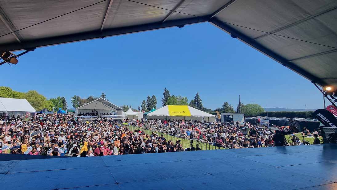 Crowd photo at Ngati Awa Te Toki Festival