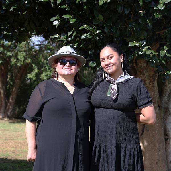 Chanelle Waihirere with her daughter Djahni.