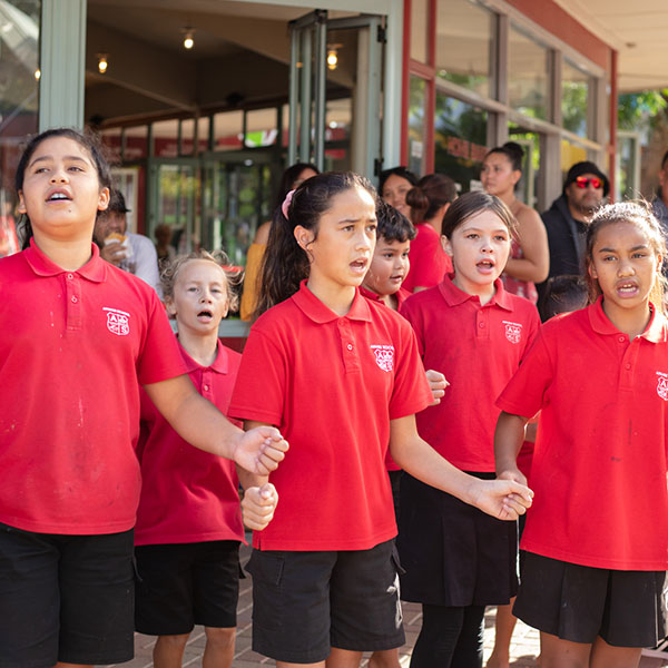 Apanui School on campus in Whakatāne