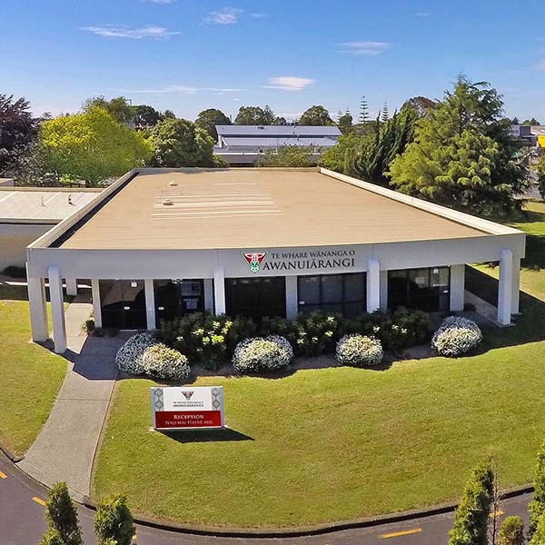 Aerial photo of Awanuiārangi Tāmaki Auckland Campus