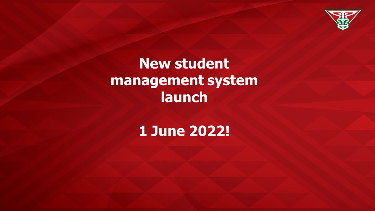 Launching new SMIS system 2022